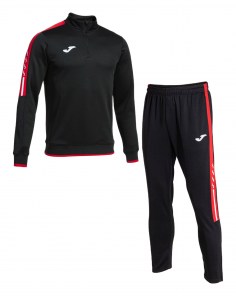 Спортивний костюм чоловічий Joma OLIMPIADA Чорний/Червоний