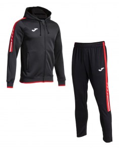 Спортивний костюм чоловічий Joma OLIMPIADA Чорний/Червоний