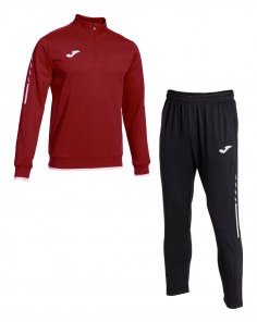 Спортивний костюм чоловічий Joma OLIMPIADA Бордовий/Білий/Чорний