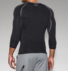 Компрессионная футболка Under Armour HeatGear® Armour Long Sleeve Compression Shirt Black