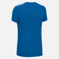 Волейбольна футболка жіноча Macron STEEL ECO Синій/Темно-синій/Білий