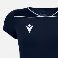 Волейбольна футболка жіноча Macron STEEL ECO Темно-синій/Синій/Білий