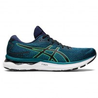Кросівки для бігу чоловічі Asics GEL-NIMBUS 24 Velvet Pine/New Leaf