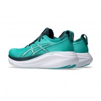 Кросівки для бігу чоловічі Asics GEL-NIMBUS 27 Wave teal/Saxon green