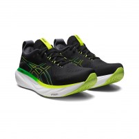 Кросівки для бігу чоловічі Asics GEL-NIMBUS 25 Black/Lime zest