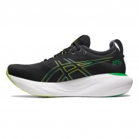 Кросівки для бігу чоловічі Asics GEL-NIMBUS 25 Black/Lime zest