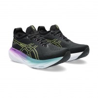 Кросівки для бігу жіночі Asics GEL-NIMBUS 25 Black/Glow yellow