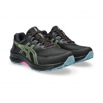 Кросівки для бігу жіночі Asics GEL-VENTURE 9 WATERPROOF Black/Lime green