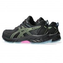 Кросівки для бігу жіночі Asics GEL-VENTURE 9 WATERPROOF Black/Lime green