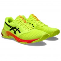 Волейбольні кросівки чоловічі Asics NETBURNER BALLISTIC FF 3 PARIS Safety yellow/Black
