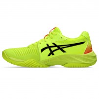 Волейбольні кросівки чоловічі Asics NETBURNER BALLISTIC FF 3 PARIS Safety yellow/Black
