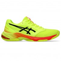 Волейбольні кросівки чоловічі Asics NETBURNER BALLISTIC FF 3 PARIS Safety yellow/Black