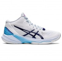 Волейбольні кросівки жіночі Asics SKY ELITE MT White/Dive Blue