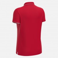 Поло жіноче Macron MELODY Червоний/Білий