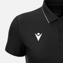 Поло жіноче Macron MELODY Чорний/Білий