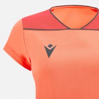 Волейбольна футболка жіноча Macron ZINC Кораловий/Темно-кораловий/Антрацит