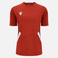 Волейбольна футболка жіноча Macron SKAT Червоний/Білий