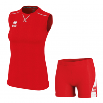 Волейбольна форма жіноча Errea ALISON/AMAZON 3.0 Червоний/Білий