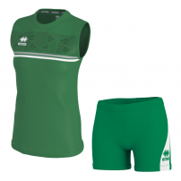 Волейбольна форма жіноча Errea DIVINA/AMAZON 3.0 Зелений/Сірий/Білий