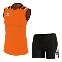 Волейбольная форма женская Errea LISA/AMAZON 3.0 Оранжевый/Черный/Белый