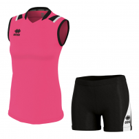 Волейбольная форма женская Errea LISA/AMAZON 3.0 Розовый/Черный/Белый