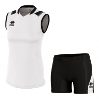 Волейбольная форма женская Errea LISA/AMAZON 3.0 Белый/Черный/Антрацит