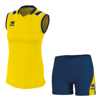 Волейбольная форма женская Errea LISA/AMAZON 3.0 Желтый/Темно-синий/Белый