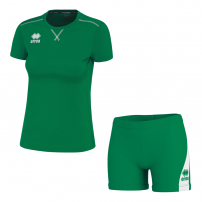 Волейбольная форма женская Errea MARION/AMAZON 3.0 Зеленый/Белый