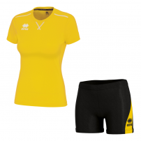 Волейбольная форма женская Errea MARION/AMAZON 3.0 Желтый/Черный
