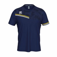 Волейбольна футболка чоловіча Errea EVAN Темно-синій/Жовтий/Білий