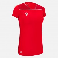 Волейбольна форма жіноча Macron STEEL ECO/KRYPTON EVO HERO Червоний/Темно-червоний/Білий