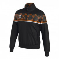 Спортивная куртка мужская Errea DONOVAN Черный/Светло-оранжевый/Белый