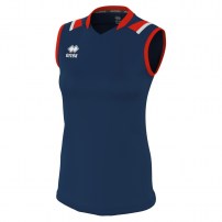 Волейбольная футболка женская Errea LISA Темно-синий/Красный/Белый
