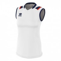 Волейбольная футболка женская Errea LISA Белый/Темно-синий/Красный