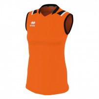 Волейбольная футболка женская Errea LISA Оранжевый/Черный/Белый