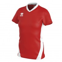 Волейбольная футболка женская Errea BRIGIT Красный/Белый