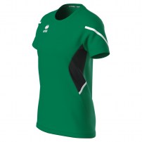 Волейбольна футболка жіноча Errea CORINNE Зелений/Чорний/Білий