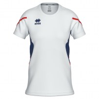 Волейбольна футболка жіноча Errea CORINNE Білий/Темно-синій/Червоний