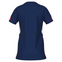 Волейбольна футболка жіноча Errea CORINNE Темно-синій/Білий/Червоний