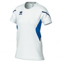 Волейбольна футболка жіноча Errea CORINNE Білий/Синій/Темно-синій