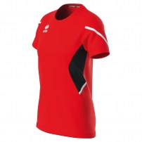 Волейбольна футболка жіноча Errea CORINNE Червоний/Чорний/Білий
