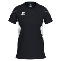 Волейбольна футболка жіноча Errea CORINNE Чорний/Білий/Антрацит