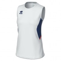 Волейбольна футболка жіноча Errea CARRY Білий/Темно-синій/Червоний