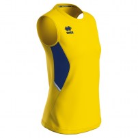 Волейбольна футболка жіноча Errea CARRY Жовтий/Темно-синій/Білий