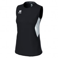 Волейбольна футболка жіноча Errea CARRY Чорний/Білий/Антрацит