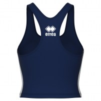 Топ для пляжного волейболу жіночий Errea ELAINE EXTRA Темно-синій/Білий