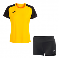 Волейбольна форма жіноча Joma ACADEMY IV/STELLA II Жовтий/Чорний