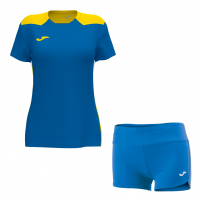 Волейбольная форма женская Joma CHAMPION VI/STELLA II Синий/Желтый