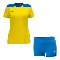 Волейбольна форма жіноча Joma CHAMPION VI/STELLA II Жовтий/Синій