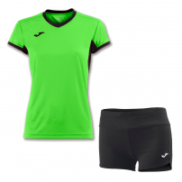 Волейбольная форма женская Joma CHAMPION IV/STELLA II Светло-зеленый/Черный